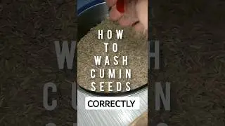 Zeera Dhonay Ka Sahi Tarika 💯 | How to Wash Cumin Seeds Correctly ✅ #shorts #viral