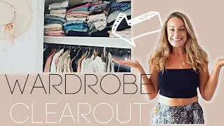 HUGE Summer Wardrobe Clear Out , Organise & Declutter with ME ! (SO SATISFYING!)