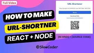 Build a URL Shortener with MERN Stack! | Full Step-by-Step Guide (React, Node.js, MongoDB