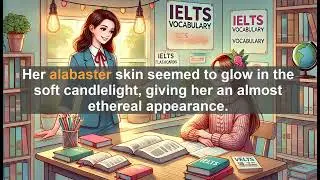 IELTS 8.0 Vocabulary Lesson: Alabaster - Meaning, Common errors, Synonyms and Antonyms