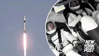 Video of NASA SpaceX Crew-10 launch to the International Space Station