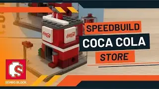SEMBO BLOCK SPEED BUILD & UNBOXING COCA COLA STORE SD6606