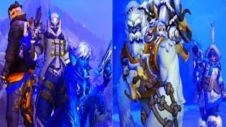 Overwatch Winter Wonderland 2017 - ALL SKINS, VOICELINES, EMOTES & HIGHLIGHT INTROS