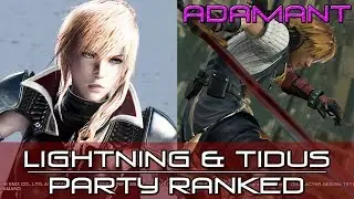 THUNDER AND DUNKS! Dissidia Final Fantasy NT (DFFNT) - Lightning and Tidus Ranked Party Matches
