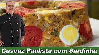Receita de Cuscuz Paulista com Sardinha do Chef Taico