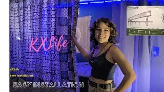 How to install KXLife Flexible Ceiling Curtain Rod