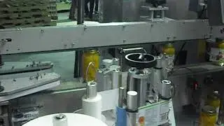 three side labeling machine for canning jar