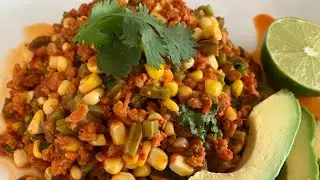 Soya con Nopales