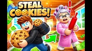 New Mission:Cookie Heist Stealing EVERY Cookie from GRANNY in Roblox! 😈🍪 (Steal Cookies Gone Wrong?)