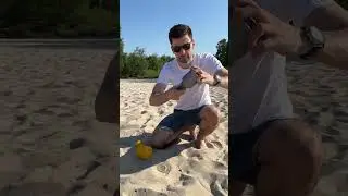 😎 3D Printed - 🏖️ Beach Sand - 🥤Can Holder