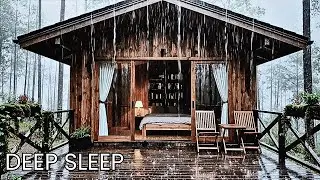 Best Rain Sounds at a Cozy Forest Cabin 🌧️ Peaceful Night Ambience for Deep Sleep