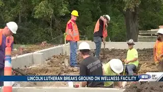 Lincoln Lutheran breaks ground on wellness center for students and athletes