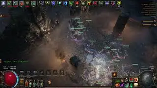 Chaos Minion Army Necromancer & Zoomancer vs Simulacrum wave 14-15 (Mid/Late gear setup)