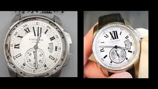 Old and Rusty Cartier Calibre de Cartier.Restoration/Rebuild.#134.