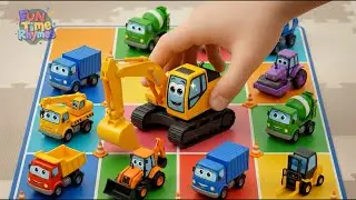 Pick Me Up! Construction Vehicles Song 🚜🚛 Heavy Machines & Trucks for Kids