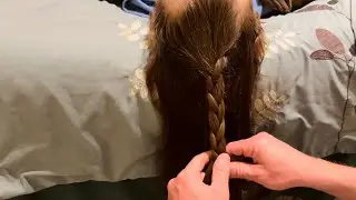 Asmr | Playing with & Braiding my Wife’s Hair Before Bed 😴