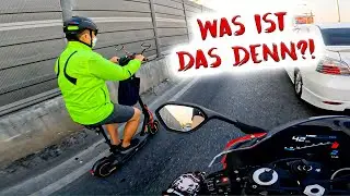 Mit E Roller auf der Autobahn ?!