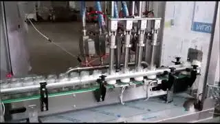 Paxon Packaging Linear Filling line with screw feeder
