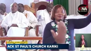 WEWE KAHIGA WACHA KUWA KAMA WATERMELON! NYERI WOMEN REP STORMS NYERI GOVERNOR BEFORE RUTO
