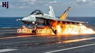 Watch What Happens When US Navy Pilots Miss the Arrestor Cables!