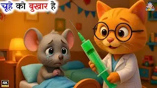 Aaj Mangalwar Hai | Chuhe Ko Bukhar Hai | Hindi Nursery Rhyme for Kids | Hindi Rhyme