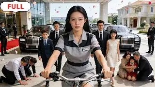 白天是酒店清潔阿姨，夜晚是商業帝國掌舵人。當軟飯男羞辱她時，四個大佬子女從天而降！#短劇推薦 #drama #cdrama #reels #情感