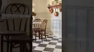 Dramatic Room Makeover: Black & White Checkerboard Floor Tiles Will WOW You! #home #flooring #diy
