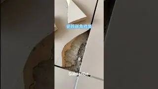 DIY Tile Chipping Repair (EASY & CHEAP)#EasyTileFix