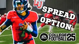 Dominate Defenses with Liberty's SPREAD OPTION in College Football 25!!!