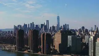 Waterside Plaza residential and business complex in Kips Bay section of Manhattan in front of East
