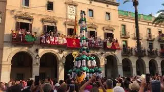 3de10fm dels Castellers de Vilafranca a la FM de Vilanova 2018