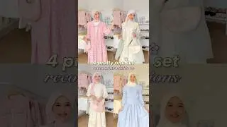 pretty one set for hijabi 🌺 #outfitideas
