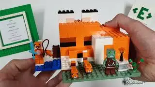 EckSteine | LEGO&reg; MINECRAFT&reg; | Die Fuchs-Lodge | 21178