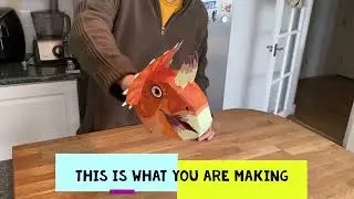 Triceratops Puppet Craft Kit