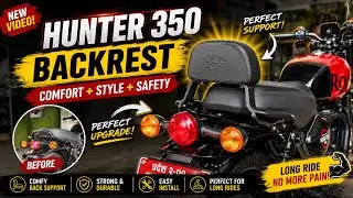 Hunter 350 Backrest Installation: A Step-by-Step Guide