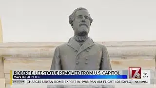 Robert E. Lee statue removed from US Capitol