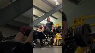 Hack Squats for Leg Day. #gym #legday #legdayworkout