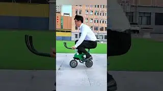 plz watch the bizarre bicycle performance art show below #FunnyInventions #Bicycles #Weird #Humanity