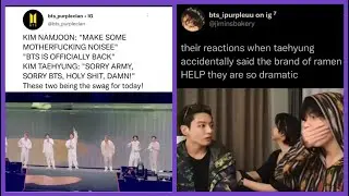 BTS tweets that are WILD
