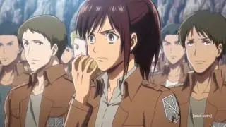 Attack on Titan Episode 3(Potato Scene) in English Dub