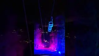 The Heights of Abraham light show #christmas #heightsofabraham #matlock