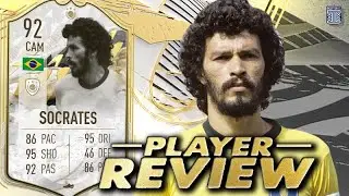 92 PRIME ICON MOMENTS SOCRATES PLAYER REVIEW - SBC PLAYER - FIFA 22 ULTIMATE TEAM