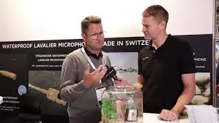 Voice Technologies VT500 Waterpoof lapel microphone - Newsshooter at IBC 2019