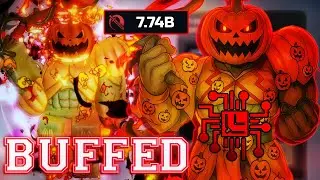 Buffed Glitched Godly Escanor Showcase in Anime Last Stand Roblox Pride the One Max Skill Tree