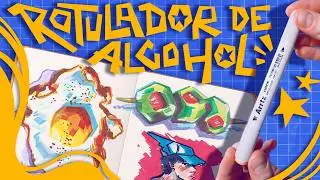 ME ENFRENTO A LA T&Eacute;CNICA QUE M&Aacute;S MIEDO ME DA: LOS ROTULADORES DE ALCOHOL | IvArt x Arrtx