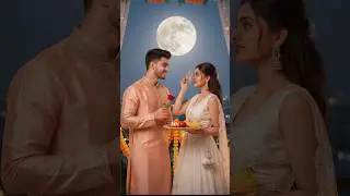 Trending Karwa chauth photo editing | Instagram Viral Karwa chauth Gemini editing prompt #ai