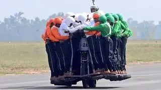 GUINNESS WORLD RECORD | MOST PEOPLE ON A MOVING MOTORCYCLE