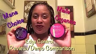 Mielle Organics vs Mane Choice Edge Control I Natural Hair Edge Controls