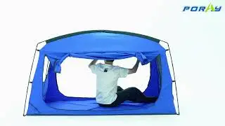 Poray Easy Set up  Privacy Bed Tent