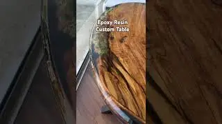 Epoxy Resin Custom Table Now Available #cyprus #shorts